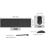 Arteck 2.4G Wireless Keyboard and Mouse Combo - Image 6
