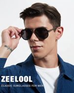 Zeelool Men's Sunglasses Aviator Style Polarized UV Protection - Image 3