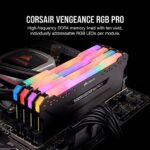 Corsair Vengeance RGB PRO 16GB (2x8GB) DDR4 3200MHz C16 LED Desktop Memory - Black - Image 2