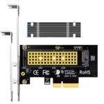 GLOTRENDS M.2 PCIe NVMe 4.0/3.0 Adapter with 0.12-Inch-Thick M.2 Heatsink - Image 7
