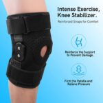 Hinged Knee Brace, Adjustable Knee Support Wrap for Men & Women - Image 20