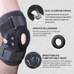 Hinged Knee Brace, Adjustable Knee Support Wrap for Men & Women - Image 10