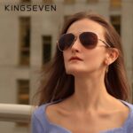 Kingseven Quality Titanium Alloy Men - Women Pilot Polarized Sunglasses - Image 5