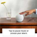 All-New Echo Dot 5th Gen, 2022 release with clock, Smart speaker with clock and Alexa, Cloud Blue - Image 7