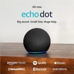 All-New Echo Dot 5th Gen, 2022 release with bigger vibrant sound, helpful routines and Alexa, Charcoal