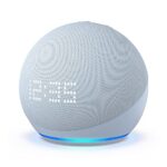 All-New Echo Dot 5th Gen, 2022 release with clock, Smart speaker with clock and Alexa, Cloud Blue - Image 2