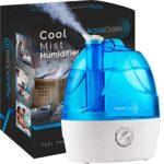 AquaOasis™ Cool Mist Humidifier, 6L Water Tank, Quiet Ultrasonic Humidifiers for Bedroom & Large room, Adjustable 360 Rotation Nozzle, Auto Shut Off, Humidifiers for Babies Nursery & Whole House