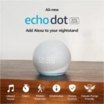 All-New Echo Dot 5th Gen, 2022 release with clock, Smart speaker with clock and Alexa, Cloud Blue - Image 23