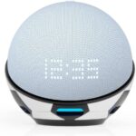 All-New Echo Dot 5th Gen, 2022 release with clock, Smart speaker with clock and Alexa, Cloud Blue - Image 9
