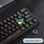 K620 Mini Gaming Mechanical Keyboard with 61 Keys Rgb - Image 4